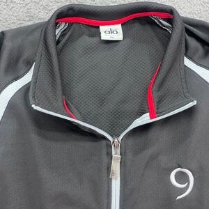 Alo CoolFit Men's Black Quarter Zip Pullover Athletic Jacket XXL